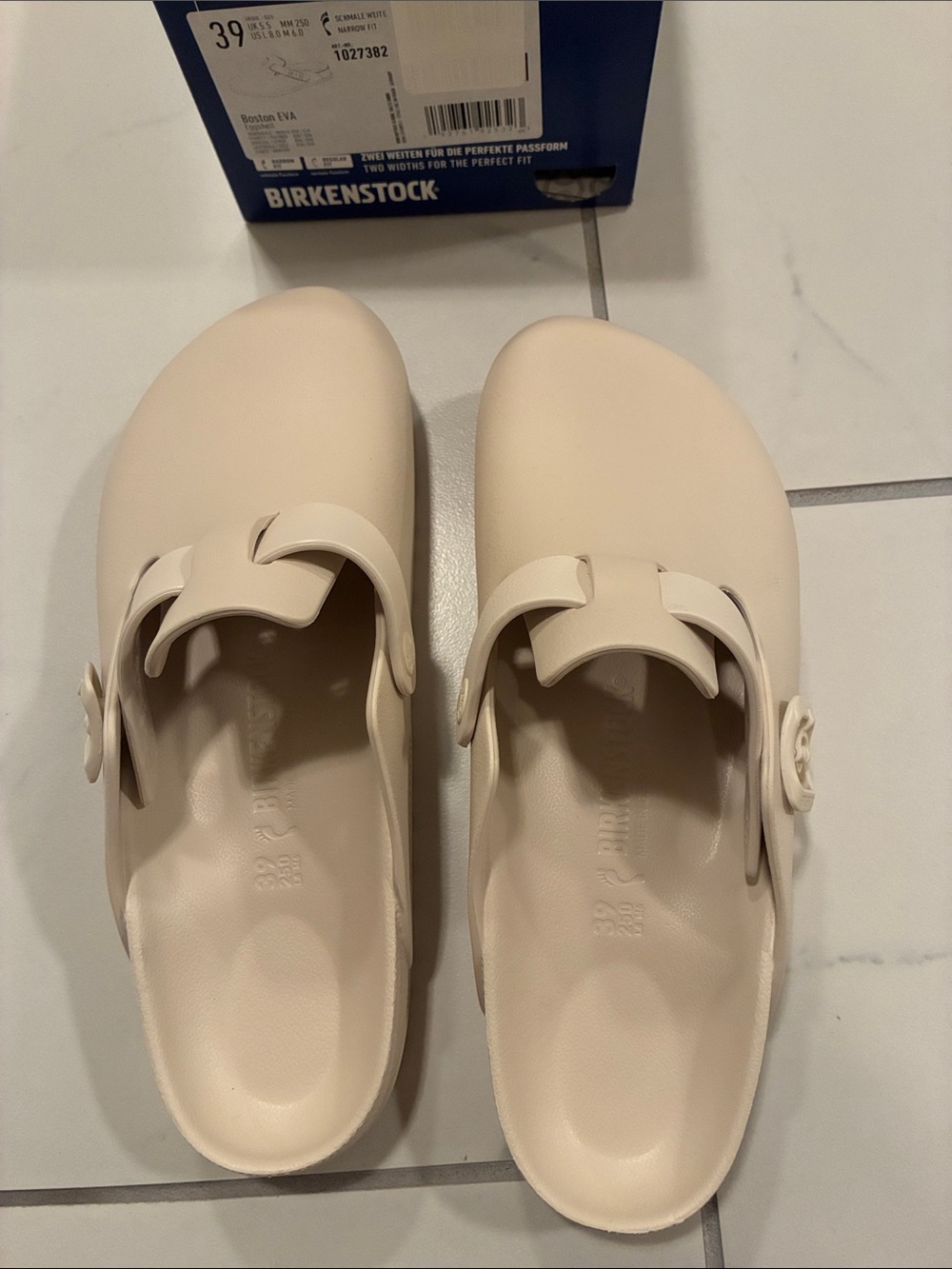 Birkenstock EVA Clog in Eggshell size 39 U.S. women’s 8-8.5 - Picture 3 of 7